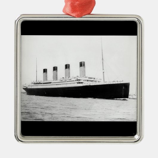 RMS Titanic Passenger Liner Metalen Ornament (Voorkant)