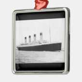 RMS Titanic Passenger Liner Metalen Ornament (Links)