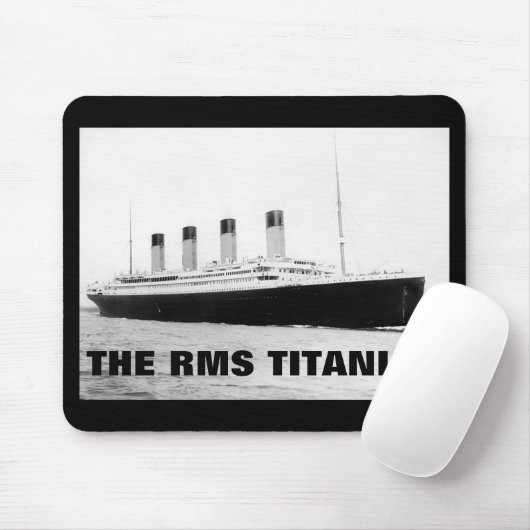 RMS Titanic Passenger Liner Muismat (Met muis)