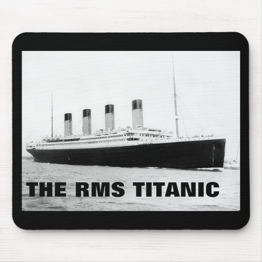 RMS Titanic Passenger Liner Muismat (Voorkant)
