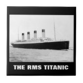 RMS Titanic Passenger Liner Tegeltje (Voorkant)