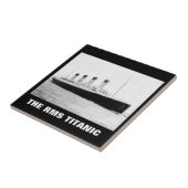 RMS Titanic Passenger Liner Tegeltje (Zijkant)