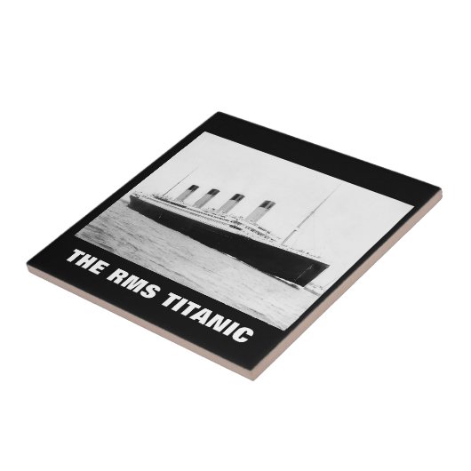 RMS Titanic Passenger Liner Tegeltje (Zijkant)