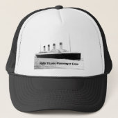 RMS Titanic Passenger Liner Trucker Pet (Voorkant)