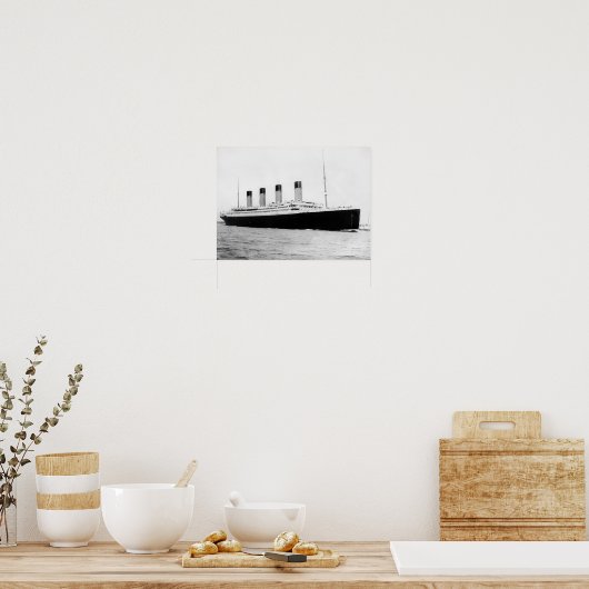 RMS Titanic Poster (Keuken)