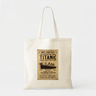 RMS Titanic Poster Tote Bag