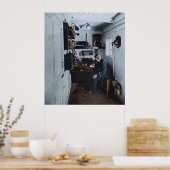 RMS Titanic Radio Operator SOS Poster (Keuken)