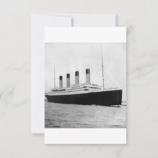 RMS Titanic Save The Date (Voorkant)