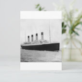 RMS Titanic Save The Date (Staand voorkant)