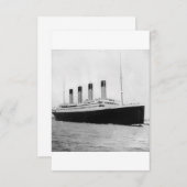 RMS Titanic Save The Date (Voorkant / Achterkant)