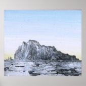 RMS Titanic Schematic of Iceberg Vs. Ship Poster (Voorkant)