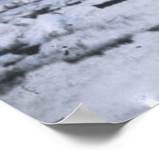 RMS Titanic Schematic of Iceberg Vs. Ship Poster (Hoek)