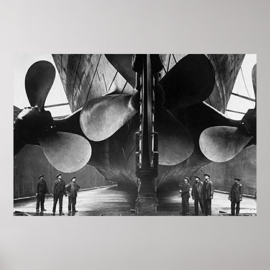 RMS TITANIC Schroeven Poster (Voorkant)