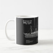 RMS Titanic Ship Blueprint Plans PBD Koffiemok (Links)