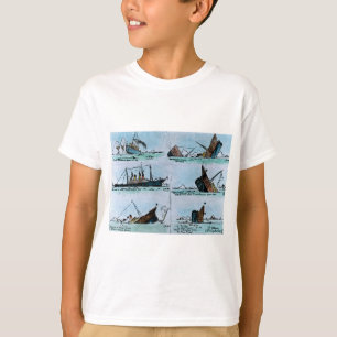 RMS Titanic Sinking Magic Lantern Slide T-shirt