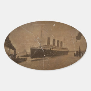RMS Titanic Southampton Ovale Sticker