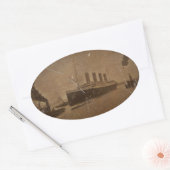 RMS Titanic Southampton Ovale Sticker (Envelop)