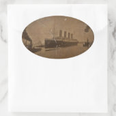 RMS Titanic Southampton Ovale Sticker (Tas)