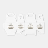 RMS Titanic Spookschip Sepia Witte Gable Favor Box Bedankdoosjes (Uitgevouwen)