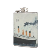 RMS Titanic Steamship Personalized Maritime Heupfles (Links)