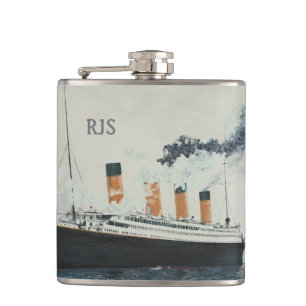 RMS Titanic Steamship Personalized Maritime Heupfles