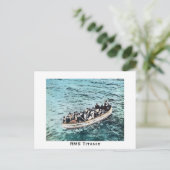 RMS Titanic Survivors in Lifebots  Briefkaart (Staand voorkant)