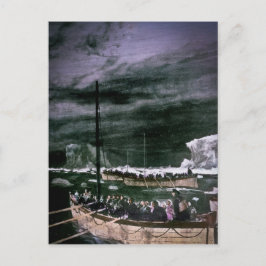 RMS Titanic Survivors in the Lifeships Briefkaart