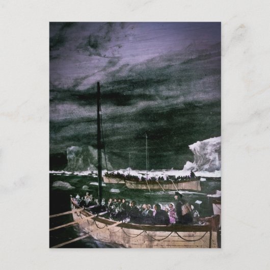 RMS Titanic Survivors in the Lifeships  Briefkaart (Voorkant)