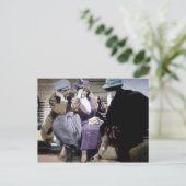 RMS Titanic Survivors on Deck of Carpathia Briefkaart (Staand voorkant)