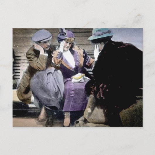 RMS Titanic Survivors on Deck of Carpathia Briefkaart (Voorkant)