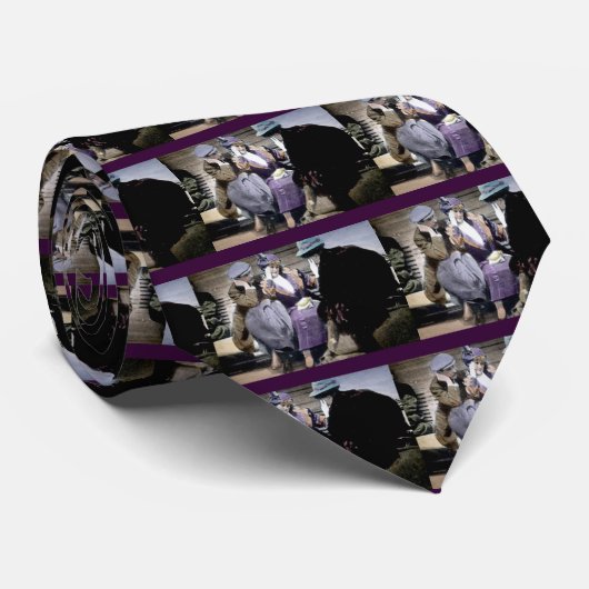 RMS Titanic Survivors on Deck of Carpathia Stropdas (Opgerold)