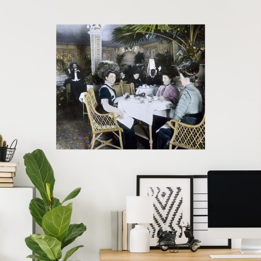 RMS Titanic Tea Time and Entertainment  Poster (Thuiskantoor)