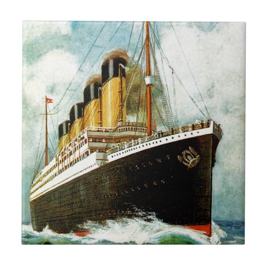 RMS Titanic Tegeltje (Voorkant)