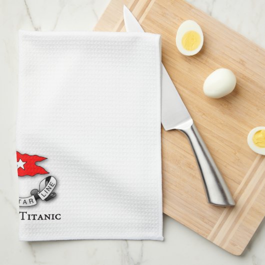 RMS Titanic Theedoek (Quarter Fold)