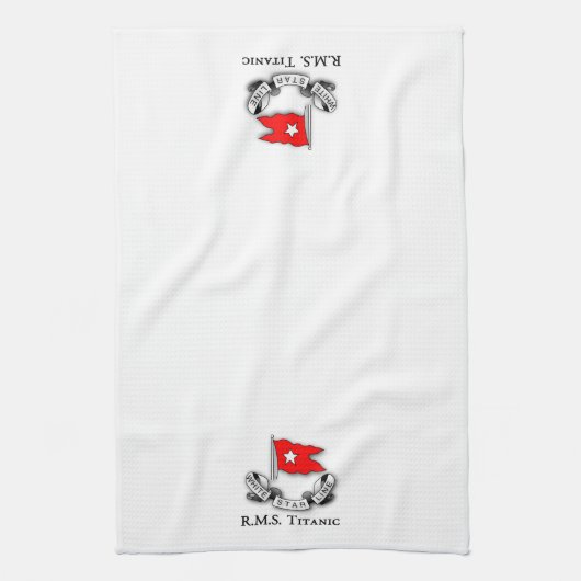 RMS Titanic Theedoek (Verticaal)