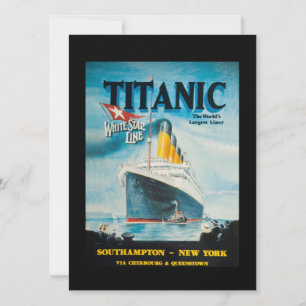RMS Titanic Travel Ad