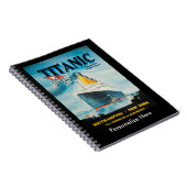 RMS Titanic Travel Ad Notitieboek (Rechterzijde)