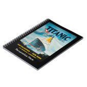 RMS Titanic Travel Ad Notitieboek (Linkerzijde)