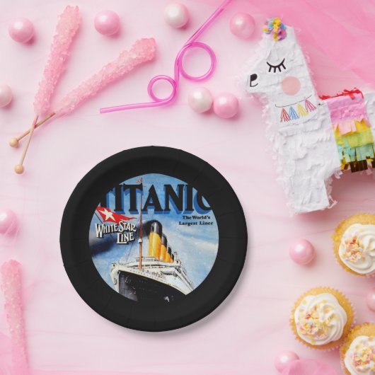 RMS Titanic Travel Ad Papieren Bordje (Feest)