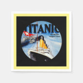 RMS Titanic Travel Ad Servetten (Voorkant)