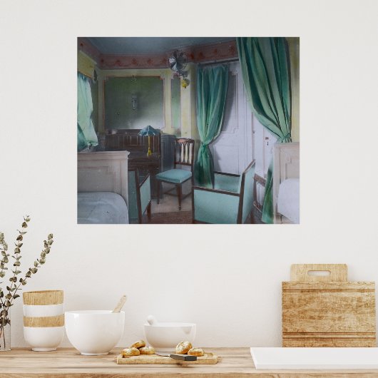 RMS Titanic Upper Class Cabin Luxury Poster (Keuken)