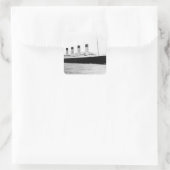 RMS Titanic Vierkante Sticker (Tas)
