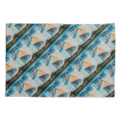 RMS Titanic Vintage Poster Art Kussensloop (Achterkant)