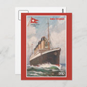 RMS Titanic White Star Line Briefkaart (Voorkant / Achterkant)