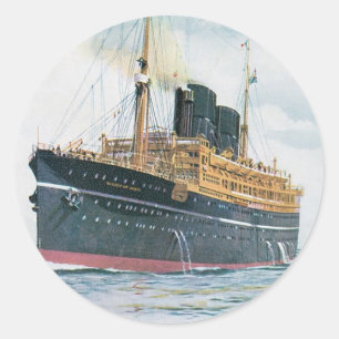 RMS Viceroy of India Ronde Sticker