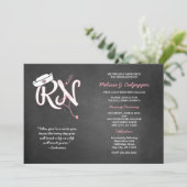 RN afstuderen verpleegkundige pinning ceremonie no Kaart (Staand voorkant)