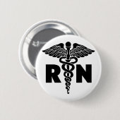 RN badge Ronde Button 5,7 Cm (Voorkant /achterkant)
