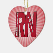 RN BIG RED KERAMISCH ORNAMENT (Links)