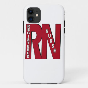 RN BIG RED REGISTERED NURSE iPhone 11 HOESJE