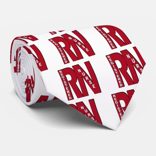RN BIG RED STROPDAS (Opgerold)